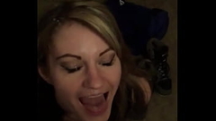 Blowing a load in the garbage Thumb