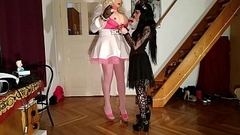 Beth Kinky - Goth domina a. and fuck huge living barbi doll pt1 HD Thumb